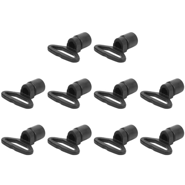 10 st 2,5 mm elastisk rep spänne plastring lättvikts hållbar krok för kajak kanot båt