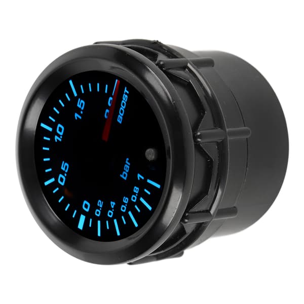 2in 52mm Turbo Boost Måler med 7 Farve LED Baggrundslys Sensor Pointer Universal til Benzin Modificerede Biler