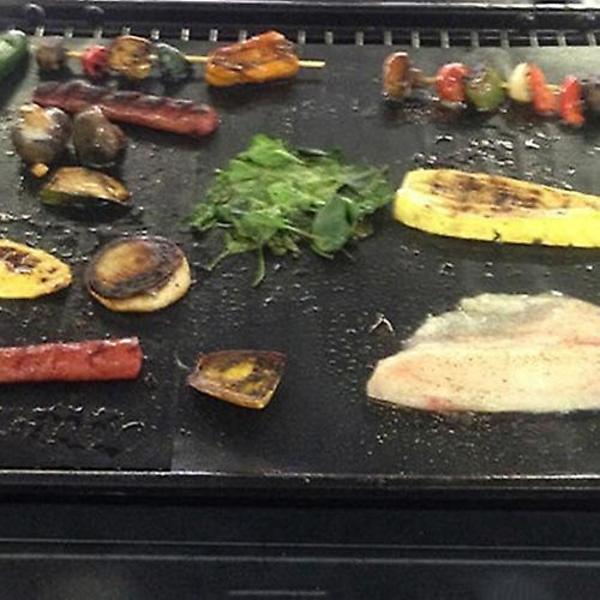 1 st Nonstick Bbq Ugnsfoder Grillmatta Folie Grill Återanvändbar matlagningsplåt