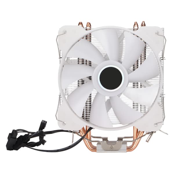 RGB Dual Fan CPU Køler Effektiv Køling til Intel AMD Computer Varmeafledning