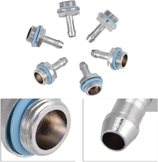 Barb Fittings Han-gevindforbindelse til G1/4 2 Kontakt Vandkøling