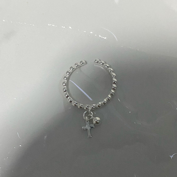 Ring Cross S925 Silver Modesmycken Ac5181 2