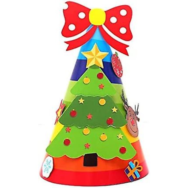 Juldekorationer Papper Jul Hat Dress Up 8st