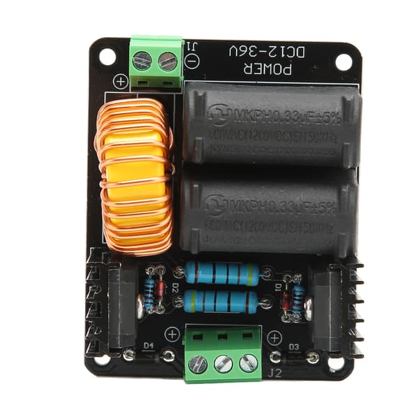 ZVS Modul Flyback Driver Högspänning Trådlös Transmission Strömförsörjningsmodul med Spole för DIY-spelare