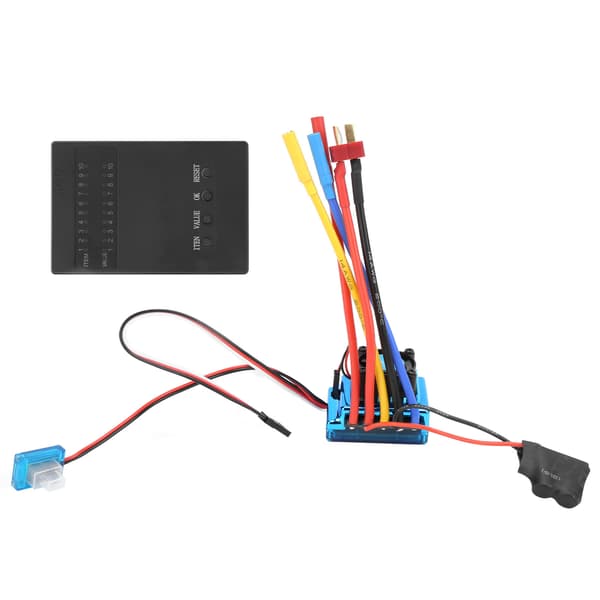 80A Børsteløs ESC Programmeringskort Kit til 1/10 1/12 RC Bil Crawler Båd Dele