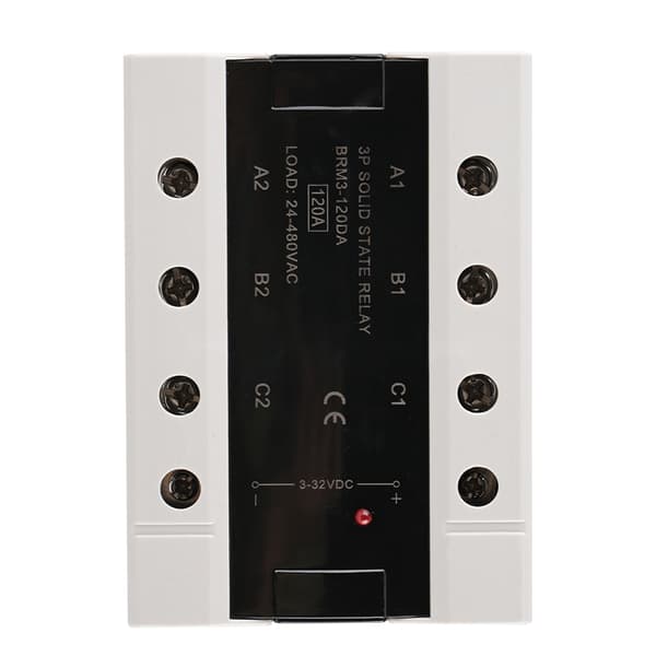 BRM3 120DA Trefaset Solid State Relé 24V til 480VAC Last