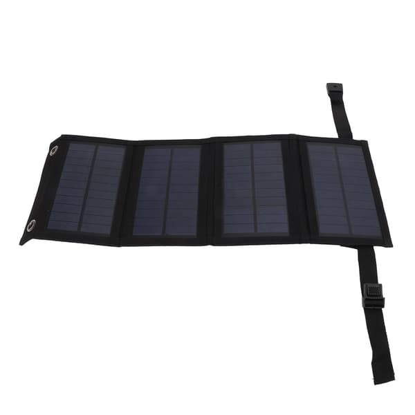 20W 5V Sammenleggbart solcellepanel Bærbar utendørslader for camping Mobil strømbatteri
