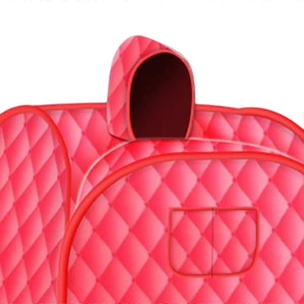 Portable Steam Sauna Tent Compatible with Home Use, Foldable Full Body Steamer with Adjustable Temperature - Good Red