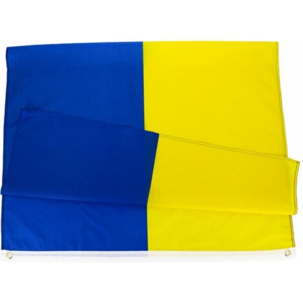 Ukrainas flagg 150x90 cm - Ukrainsk flagg 90 x 150 cm - 2 stk flagg