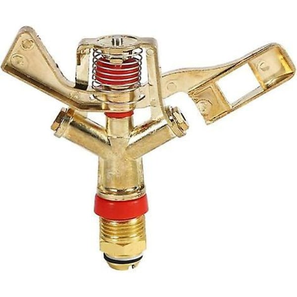Vattensprinkler, 1/2 tums anslutning Mässing svängarm Vattensprinkler för gräsmatta bevattning Trädgårdsbevattning