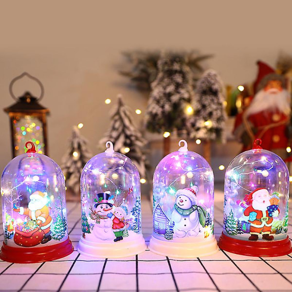julklapp lampskärm jul snögubbe julgran