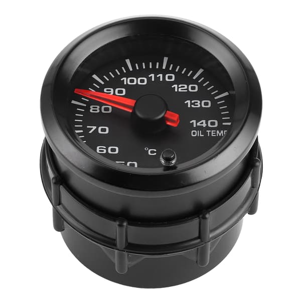 12V 2i1 Olietermometer 40-140C 7 Farver Baggrundsbelysning Sensor Universal Bil