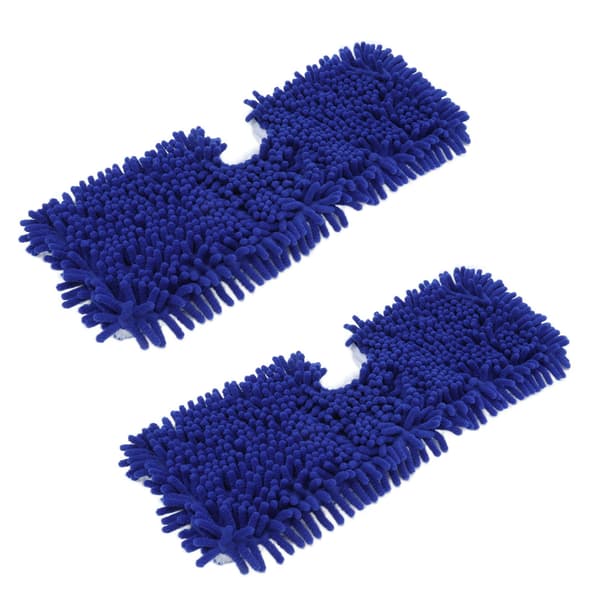 2 STK Vaskbar Genanvendelig Mikrofiber Moppehoved Pad Udskiftning til O Cedar