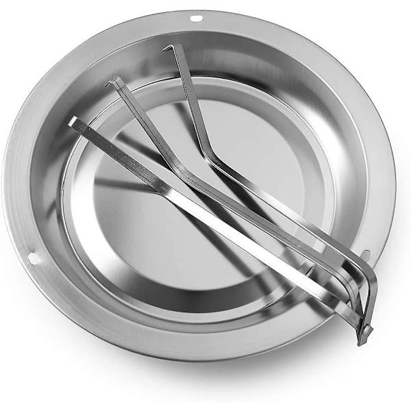 Vertikal rustfritt stål stekt kyllingstativ Heavy Duty Grillpanne For Ovn Baking Grill Tool