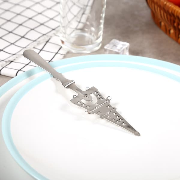 Cocktailfilter ske med rustfrit stål til bar, glas og drikkevarer