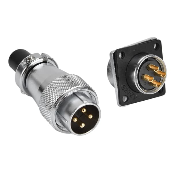 Aviation Plug Socket Vattentät Kontakt WS20 för Flyg Marin