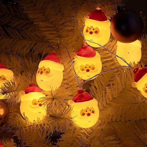 3 Meter Led String Lights Jultomten Julgransdekoration Strängljus För Inomhus Utomhus Fest Bröllop och Semesterdekorationer Varma Ljus Sa