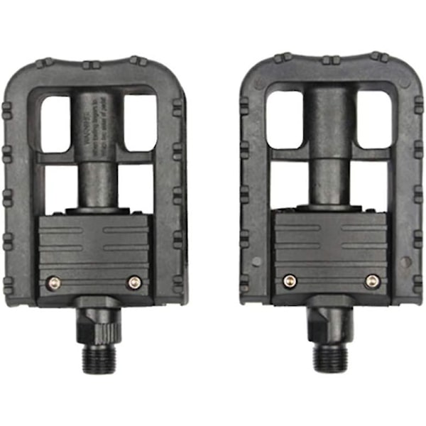 2 Stk Foldbare Cykelpedaler Universal Platform Plast Flade Pedaler Til Bmx Mtb Cykel Cykel Tilbehør
