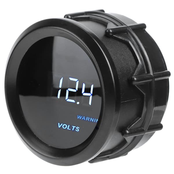 2 tommer 52 mm digitalt voltmeter 12V sort skal digitalt displaymåler