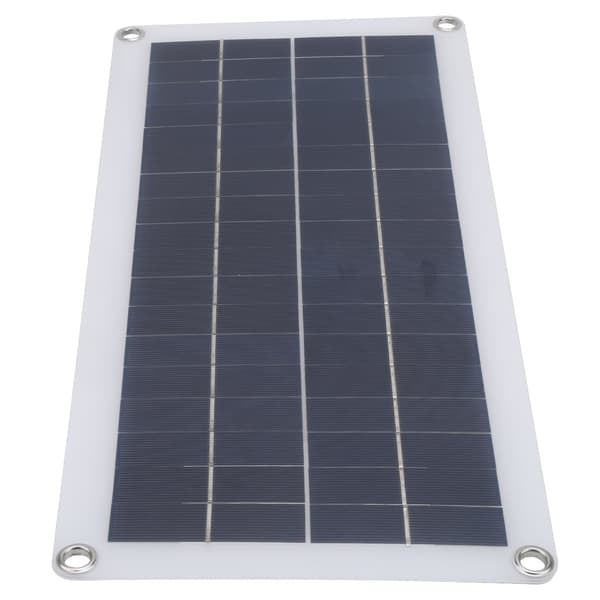 10W Polycrystalline Silisium Solcellepanel Dobbel Utgang Utendørs Camping Nødlader