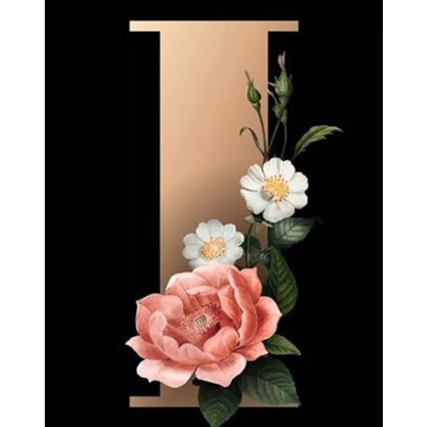 Engelsk alfabet diamantmaleri (30*40 cm) I