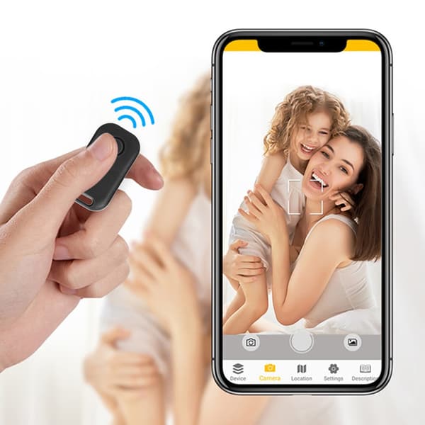 Smart Bluetooth Tracker til Android iOS Mist aldrig barn kæledyr taske nøgler sort