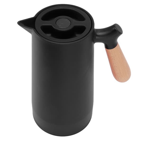 Isoleret kaffekande 12 timers termisk opbevaring, sort