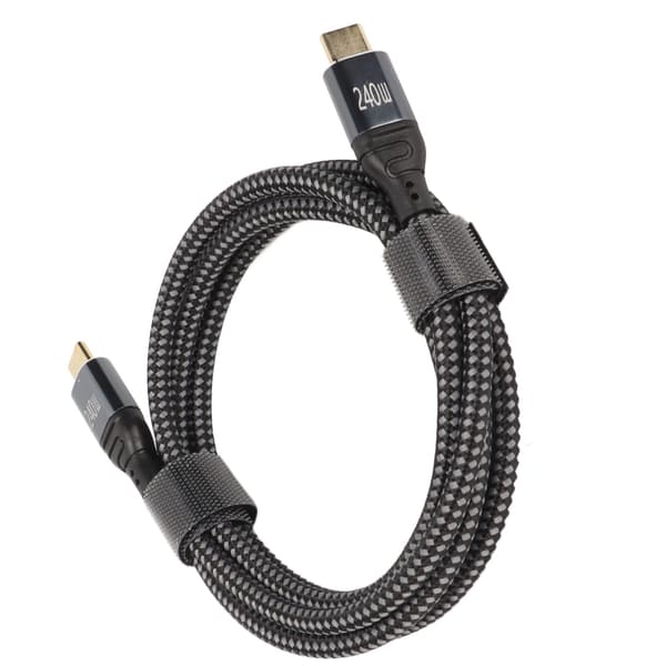 USB C - USB C -kaapeli 240W PD USB 2.0 480Mbps uros-uros datakaapeli 1,5m