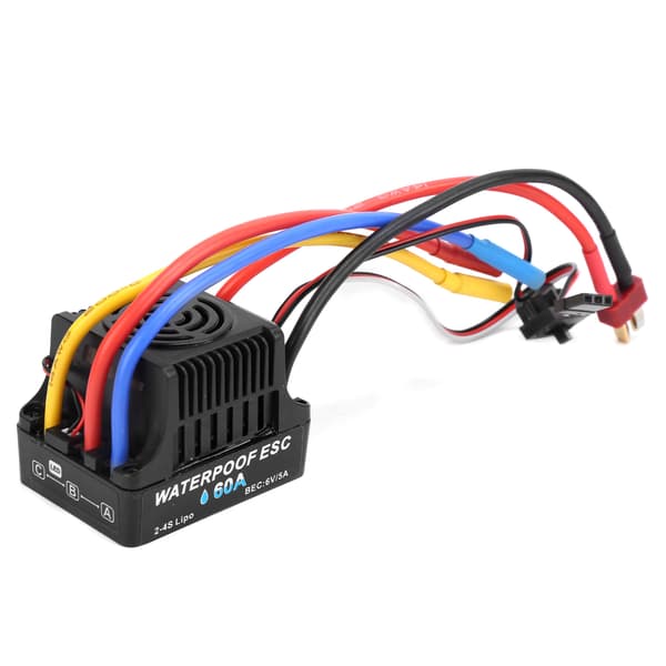 RC 60A børsteløs elektronisk hastighetskontroll ESC for 1/8 1/10 RC-bil