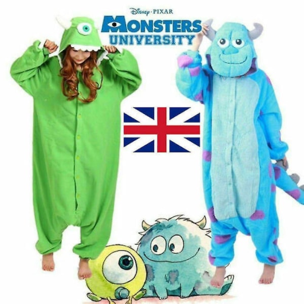 Tyylikäs Adult Monster Pyjama S