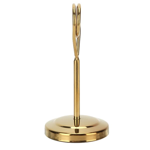 Rustfrit stål, rustfast, holdbar, blegemiddelbestandig, let billedklips til hotelrestaurant, 10,5 cm, guld