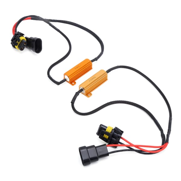 2 stk. 9005 LED Lastmotstand Dekoder 50W 6 Ohm for frontlykter Tåkelys Kjørelys