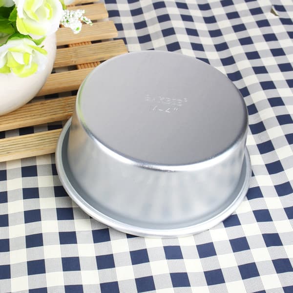 4 tommer aluminium non-stick rund kageform