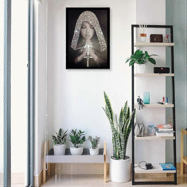 5D DIY Diamantkunstmaleri Sæt - Rhinestone Broderi til Kvinder (30x40cm)