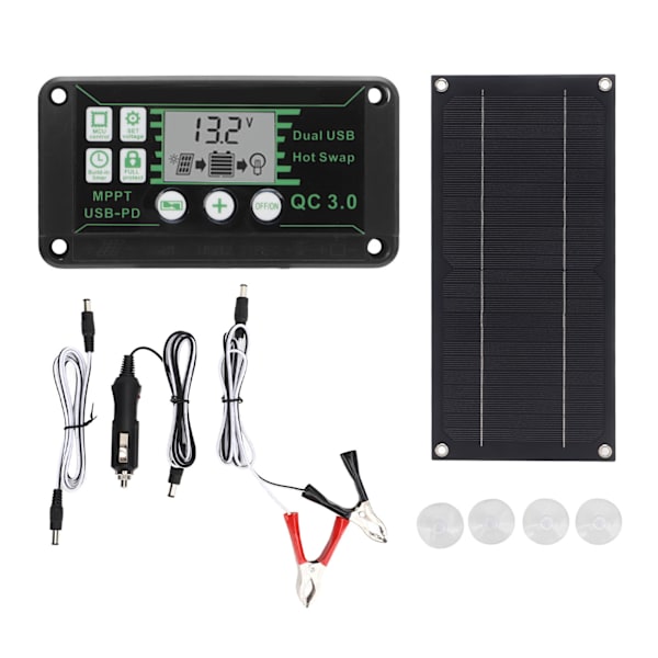 Monokristallin kisel solpanel 600W 18V för bil, husbil, flygplan, utomhusbruk, plantering