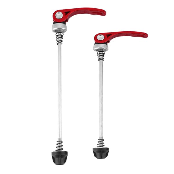 Mountainbike Quick Release Spyd Sæt Forreste Bageste Aksel Rød 1 Par