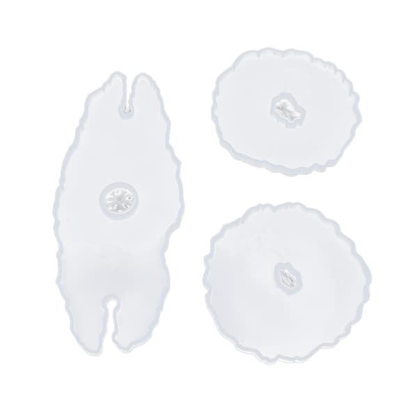 3 stk. Silikone Vinreolforme Let Afstøbning Multifunktionelle DIY Brikforme