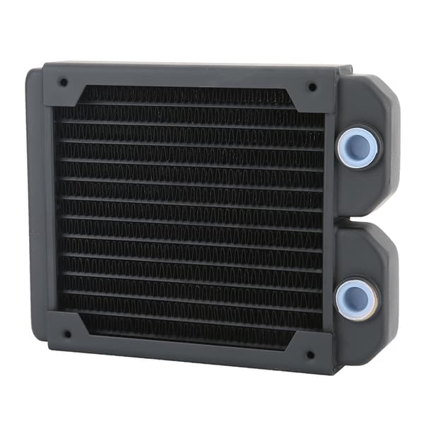 Computer Vandkøling Kobber Radiator 14 Rør CPU Køler Køleplade 120mm G1/4