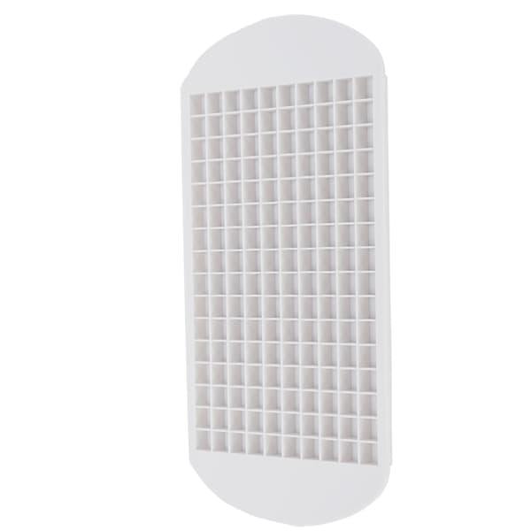 160 Grid Flexibel Silikon Högtemperaturbeständig Mini Isbitsform Vit för Hem Restaurang