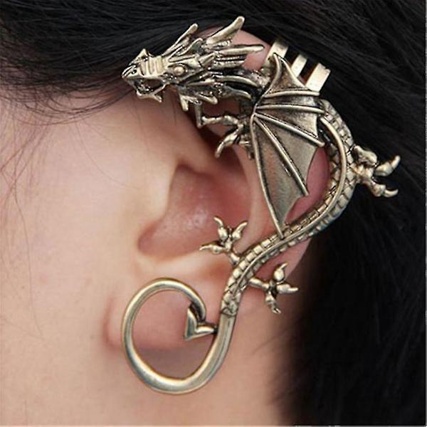 ørepropper Gothic Dragon Non Pierced Ears Ørepynt Øreklips For Party