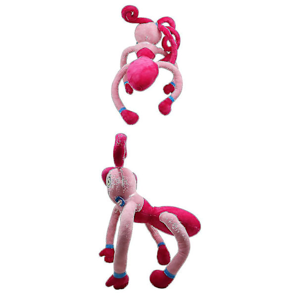 Poppy Playtime 3 Poppy-serien mamma och pappa gosedocka gasmask huva plyschleksak Smile Poppy Mom-45cm