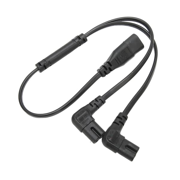 C8 til dobbelt C7 strømsplitterkabel til LCD-skærm og bordlampe