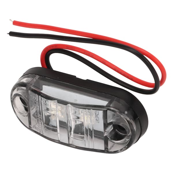 4 stk. LED interiør sidemarkeringslys 12V Stabilt PC-materiale for bobiler, skip og yachter