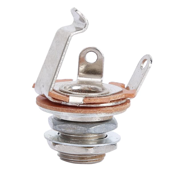 10 stk. 6,35 mm Mono Input Jack Socket Elektrisk Guitar Bas Musikinstrument Tilbehør