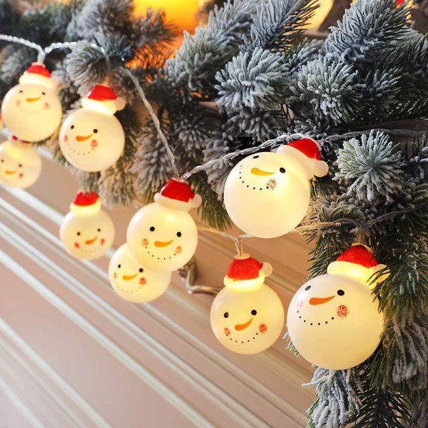 LED Julemand String Lights Batteri Lights Holiday Lights