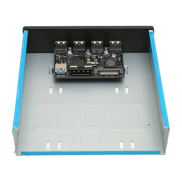 CD ROM Utvidelse Mobil Rack USB 3.0 4 Porter 5Gbps Høy Hastighet BC1.2 Hurtiglading Frontpanel for PC Hovedkort
