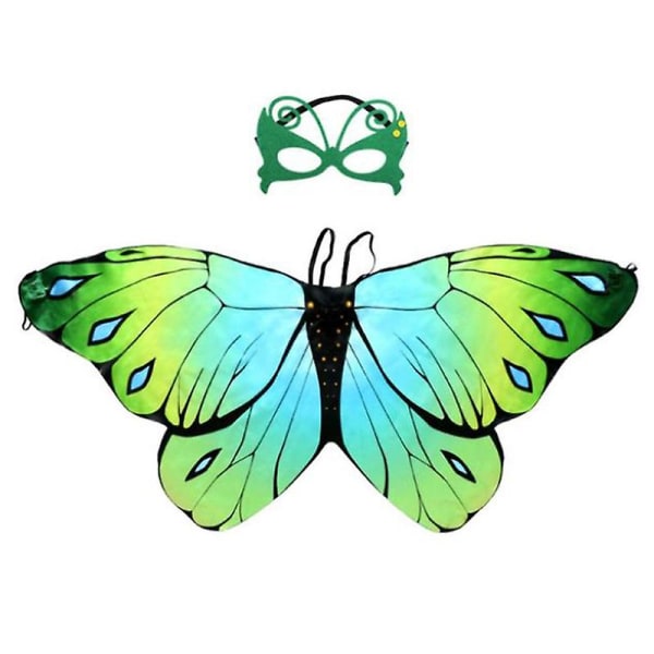 Farverig sommerfuglevinge kostume til småbørn Dress Up Fairy Wing 5