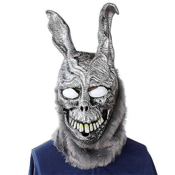 Halloween Horror Party Ghost Rabbit Frank Rabbit Latex Mask