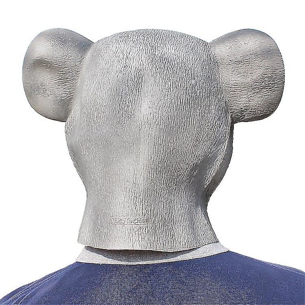 Zk Halloween Latex Party Mask Koala formet hodeplagg