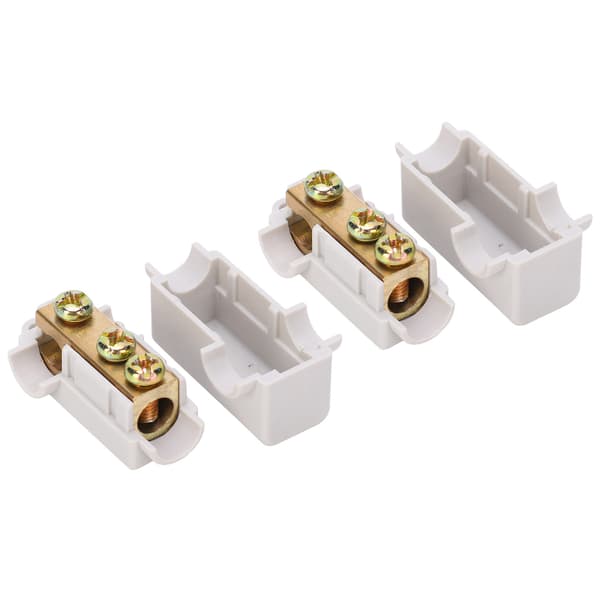 2 stk. T-type inline samledåse elektrisk kabel ledningsklemmer ZK-T16